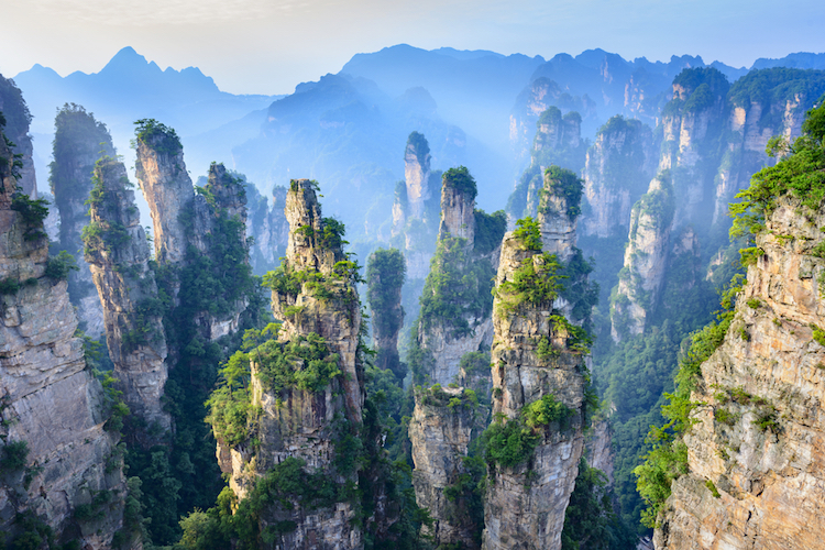 Zhangjiajie National Forest Park ภูเขา Avatar แห่งจีน