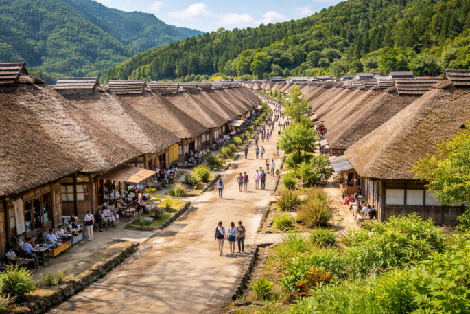 หมู่บ้าน Ouchi-juku กับวิถีชีวิตเอโดะที่ยังหายใจอยู่